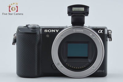 【中古】SONY ソニー α5000 ILCE-5000 ブラック ミラーレス一眼カメラ 多言語対応