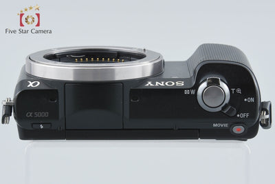 【中古】SONY ソニー α5000 ILCE-5000 ブラック ミラーレス一眼カメラ 多言語対応