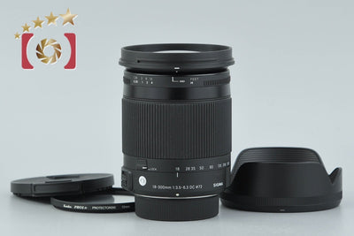 【中古】SIGMA シグマ 18-300mm f/3.5-6.3 DC MACRO OS HSM Contemporary ニコン用