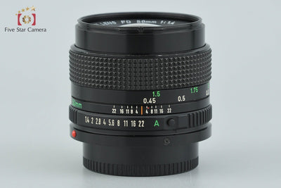 【中古】Canon キヤノン New FD 50mm f/1.4
