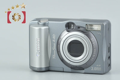 【中古】Canon キヤノン PowerShot A40 シルバー コンパクトデジタルカメラ