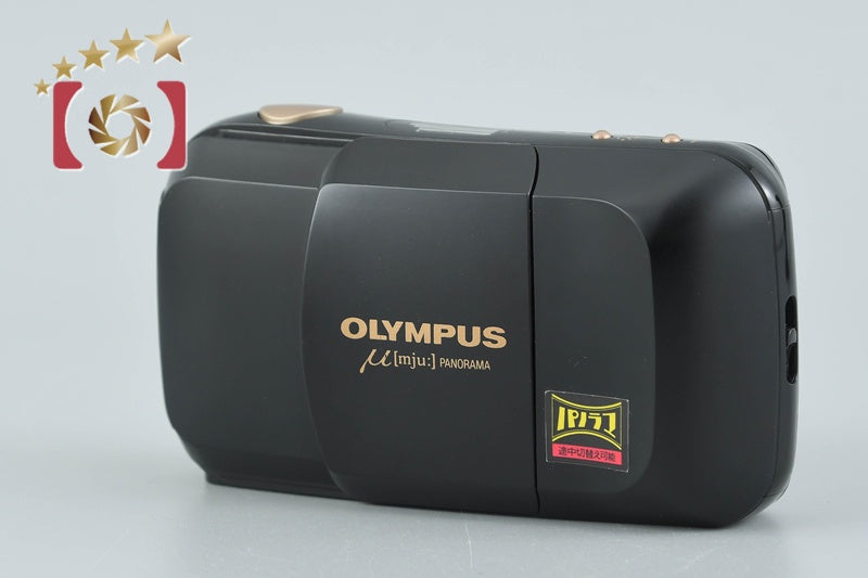 【中古】OLYMPUS オリンパス μ[mju:] PANORAMA コンパクトフィルムカメラ