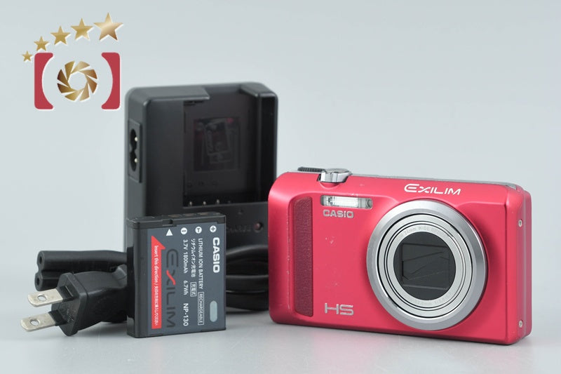 【中古】Casio カシオ HIGH SPEED EXILIM EX-ZR500 レッド コンパクトデジタルカメラ