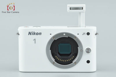 【中古】Nikon ニコン 1 J1 ダブルズームキット ホワイト シャッター回数僅少
