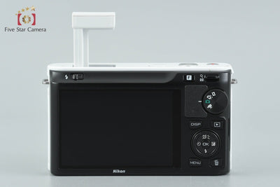 【中古】Nikon ニコン 1 J1 ダブルズームキット ホワイト シャッター回数僅少