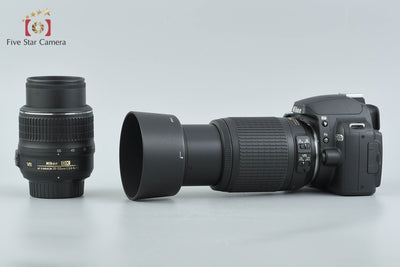 【中古】Nikon ニコン D60 ダブルズームキット シャッター回数僅少