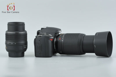 【中古】Nikon ニコン D60 ダブルズームキット シャッター回数僅少