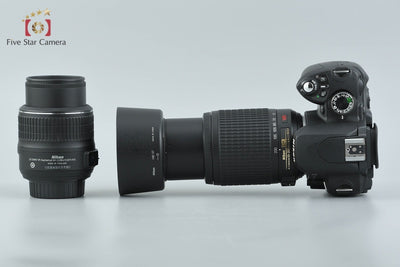 【中古】Nikon ニコン D60 ダブルズームキット シャッター回数僅少