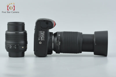 【中古】Nikon ニコン D60 ダブルズームキット シャッター回数僅少