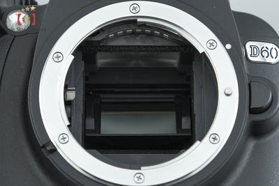 【中古】Nikon ニコン D60 ダブルズームキット シャッター回数僅少