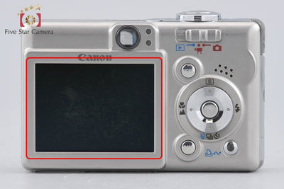 【中古】Canon キヤノン IXY Digital 50 シルバー コンパクトデジタルカメラ