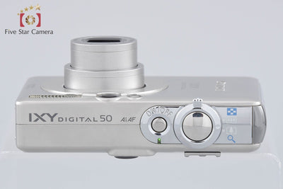 【中古】Canon キヤノン IXY Digital 50 シルバー コンパクトデジタルカメラ