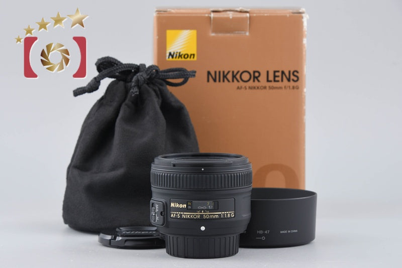 【中古】Nikon ニコン AF-S NIKKOR 50mm f/1.8 G 元箱付き