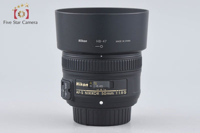【中古】Nikon ニコン AF-S NIKKOR 50mm f/1.8 G 元箱付き