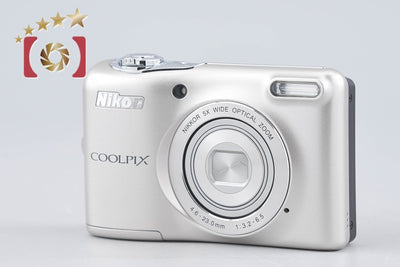 【中古】Nikon ニコン COOLPIX L32 シルバー コンパクトデジタルカメラ