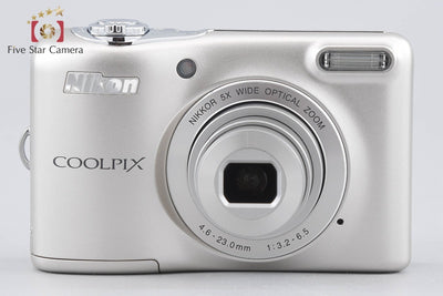 【中古】Nikon ニコン COOLPIX L32 シルバー コンパクトデジタルカメラ