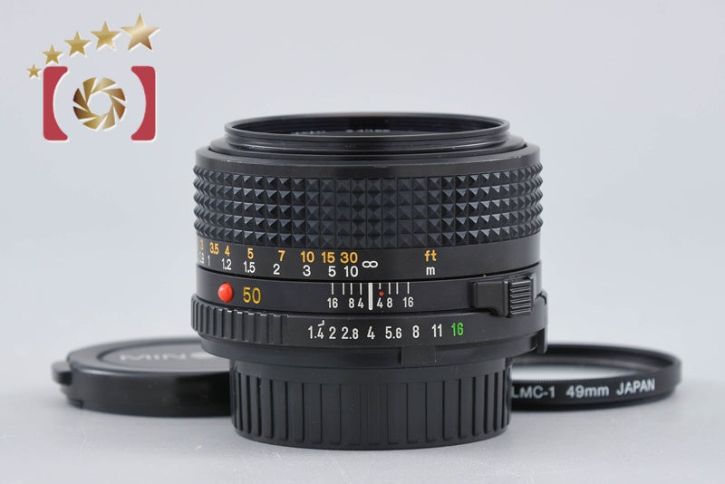 【中古】MINOLTA ミノルタ New MD 50mm f/1.4