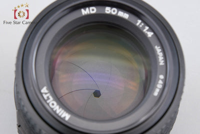 【中古】MINOLTA ミノルタ New MD 50mm f/1.4