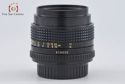 【中古】MINOLTA ミノルタ New MD 50mm f/1.4