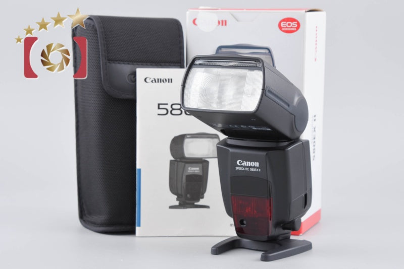 【中古】Canon キヤノン スピードライト 580EX II 元箱付き