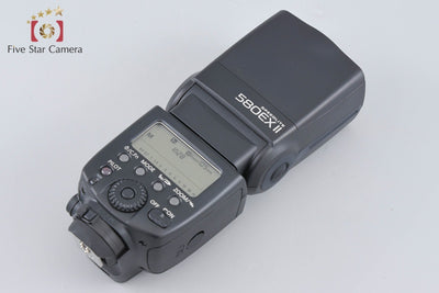 【中古】Canon キヤノン スピードライト 580EX II 元箱付き