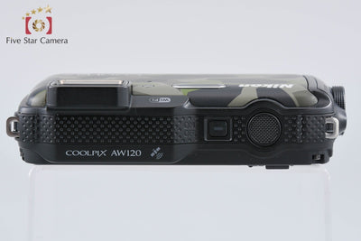 【中古】Nikon ニコン COOLPIX AW120 カムフラージュグリーン コンパクトデジタルカメラ