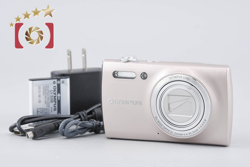 【中古】OLYMPUS オリンパス STYLUS VH-515 シルバー コンパクトデジタルカメラ シャッター回数僅少