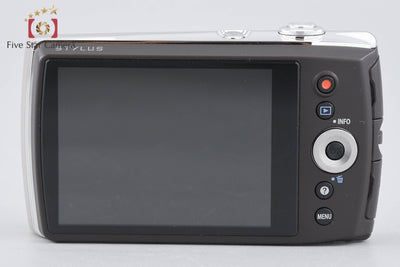 【中古】OLYMPUS オリンパス STYLUS VH-515 シルバー コンパクトデジタルカメラ シャッター回数僅少