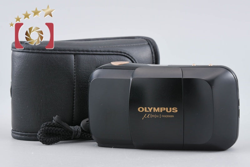 【中古】OLYMPUS オリンパス μ[mju:] PANORAMA ミューパノラマ コンパクトフィルムカメラ