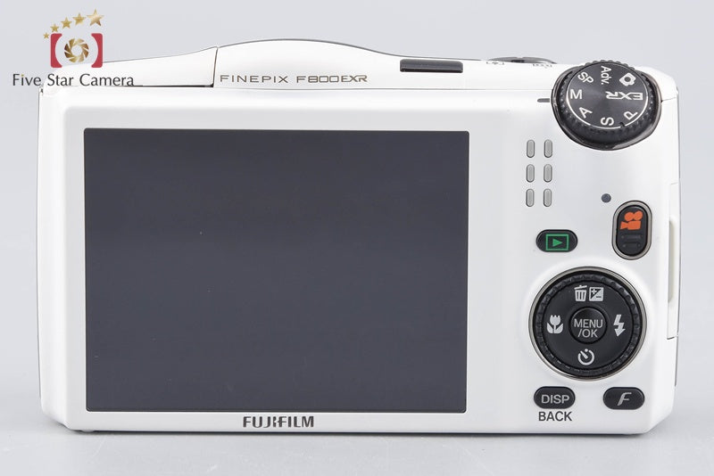 中古】FUJIFILM 富士フイルム FINEPIX F800EXR ホワイト コンパクト