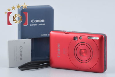【中古】Canon キヤノン IXY Digital 210 IS レッド コンパクトデジタルカメラ