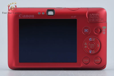 【中古】Canon キヤノン IXY Digital 210 IS レッド コンパクトデジタルカメラ