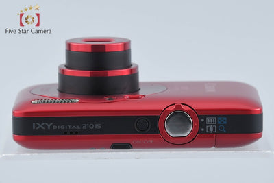 【中古】Canon キヤノン IXY Digital 210 IS レッド コンパクトデジタルカメラ