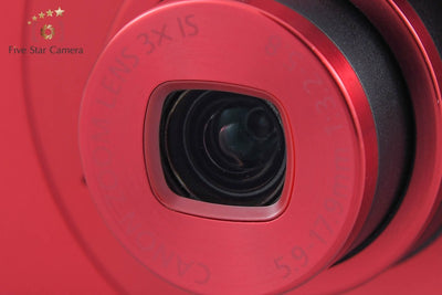 【中古】Canon キヤノン IXY Digital 210 IS レッド コンパクトデジタルカメラ