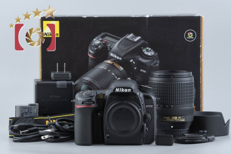 【中古】Nikon ニコン D7500 18-140 VR レンズキット 元箱付き