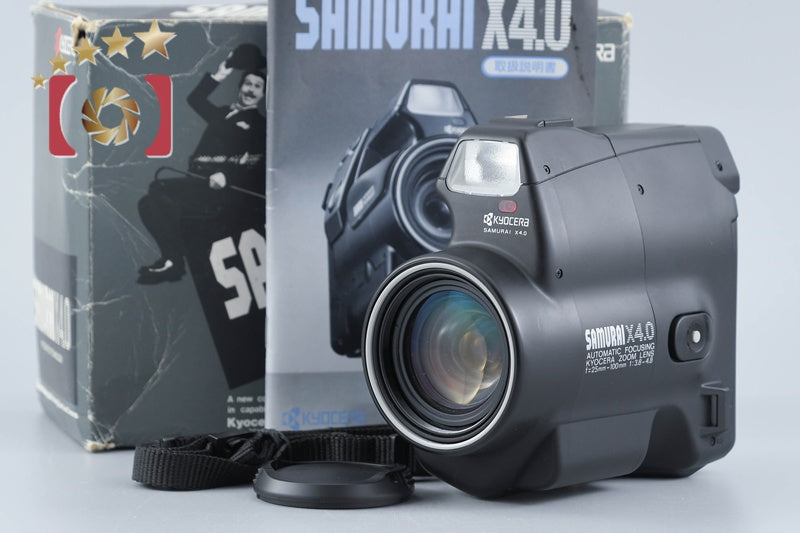 【中古】KYOCERA 京セラ SAMURAI X4.0 コンパクトフィルムカメラ 元箱付き