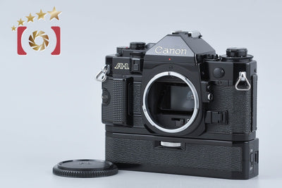 【中古】Canon キヤノン A-1 ブラック + パワーワインダーA