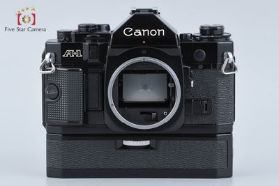 【中古】Canon キヤノン A-1 ブラック + パワーワインダーA