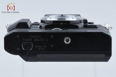 【中古】Canon キヤノン A-1 ブラック + パワーワインダーA