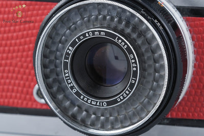【中古】OLYMPUS オリンパス TRIP 35 レッド コンパクトフィルムカメラ