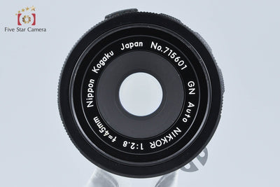 【中古】Nikon ニコン GN Auto NIKKOR 45mm f/2.8 Ai改