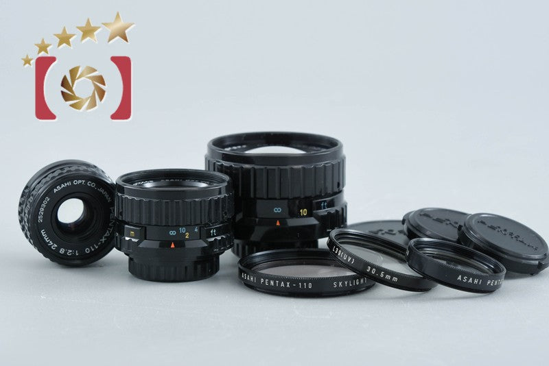 【中古】PENTAX ペンタックス 110 18mm f/2.8 + 24mm f/2.8 + 50mm f/2.8