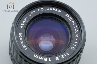 【中古】PENTAX ペンタックス 110 18mm f/2.8 + 24mm f/2.8 + 50mm f/2.8
