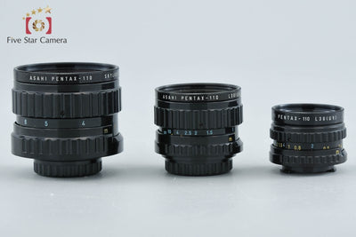 【中古】PENTAX ペンタックス 110 18mm f/2.8 + 24mm f/2.8 + 50mm f/2.8