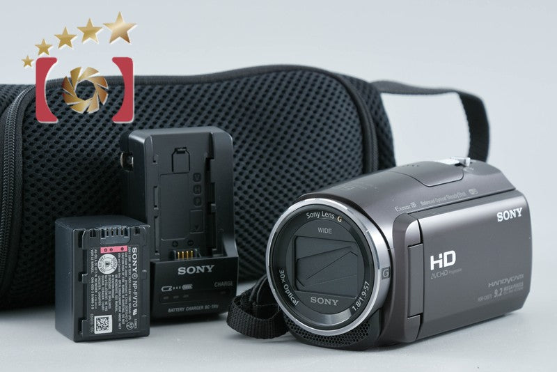 【中古】SONY ソニー ハンディカム HDR-CX670 ボルドーブラウン デジタルビデオカメラ 多言語対応