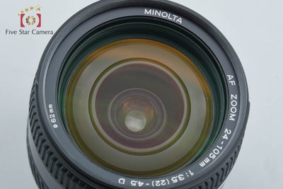 【中古】MINOLTA ミノルタ AF ZOOM 24-105mm f/3.5-4.5 D