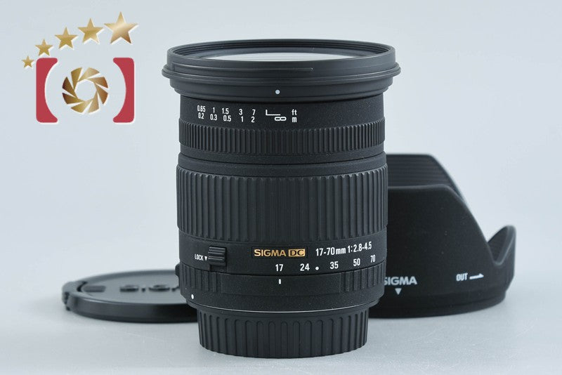 【中古】SIGMA シグマ 17-70mm f/2.8-4.5 DC キヤノン用