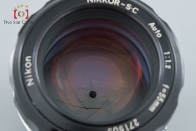 【中古】Nikon ニコン NIKKOR-S.C Auto 55mm f/1.2