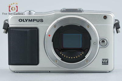 【中古】OLYMPUS オリンパス PEN mini E-PM2 シルバー ダブルズームレンズキット シャッター回数僅少