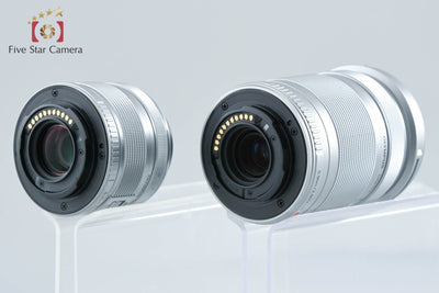 【中古】OLYMPUS オリンパス PEN mini E-PM2 シルバー ダブルズームレンズキット シャッター回数僅少